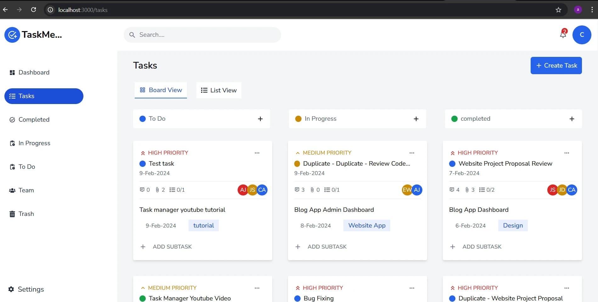 Image of Task Manager App